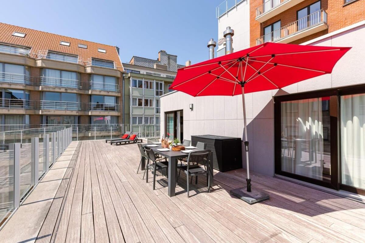 Huswell - Sunny Apartment In Knokke-Heist With Big Terrace Exterior foto
